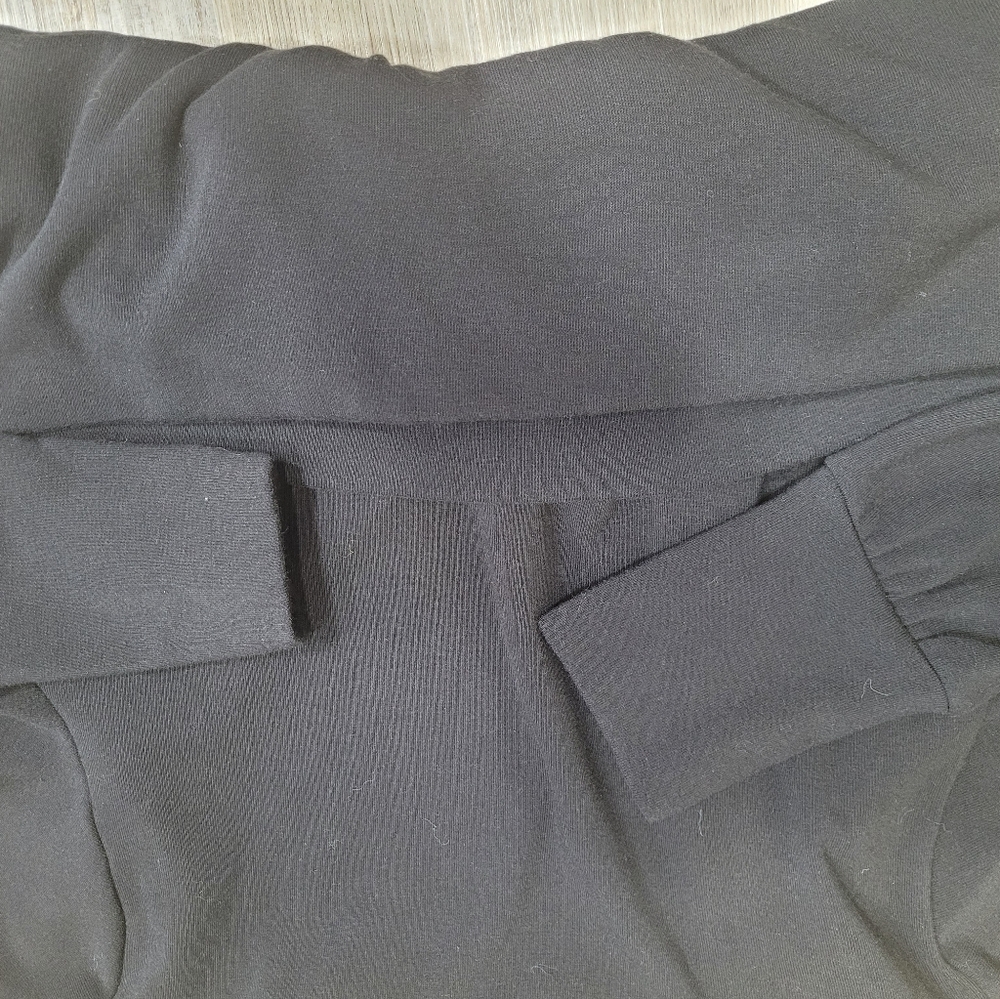 OGL Black Surplice Tuckable Top - Picture 7 of 9